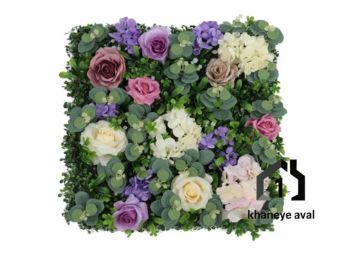 گرین وال (دیوار سبز مصنوعی )گلهای ملایم