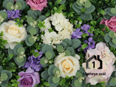 گرین وال (دیوار سبز مصنوعی )گلهای ملایم
