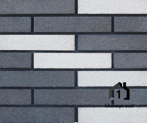 آجرنما نسوز پلاک رستیک طوسی و مشکی – کد T13 , C1